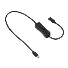 USB-C Extension Cable w/ On Off Switch 1.64ft Type C Male Female 4-Core