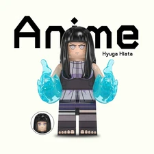 Custom Naruto Shippuden 2 inch , Hyuga Hinata Minifigure, New/Mint