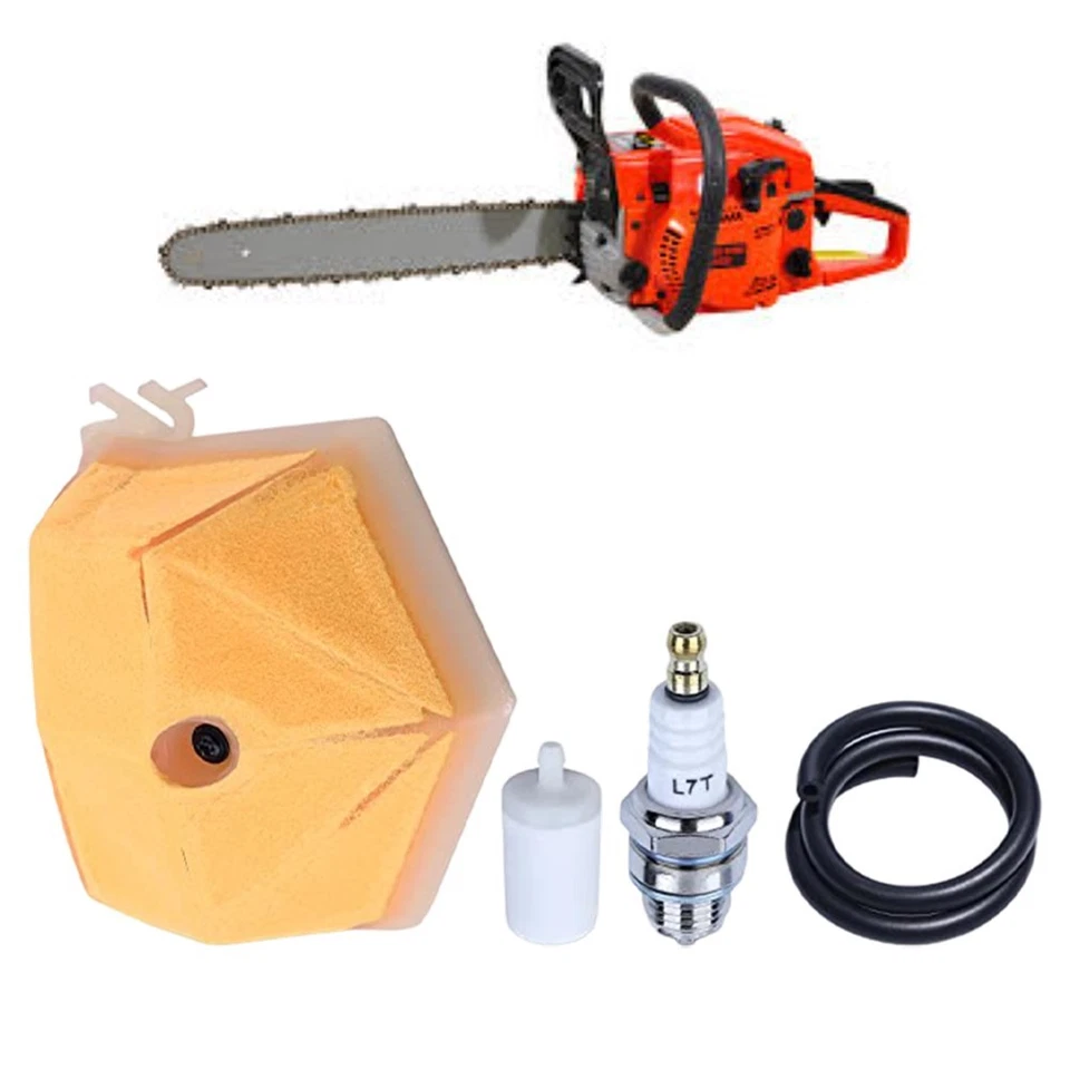 Replacement Air Fuel Filter Line Spark Set for Chainsaw 55 51 55EPA Models - Image 2 of 4