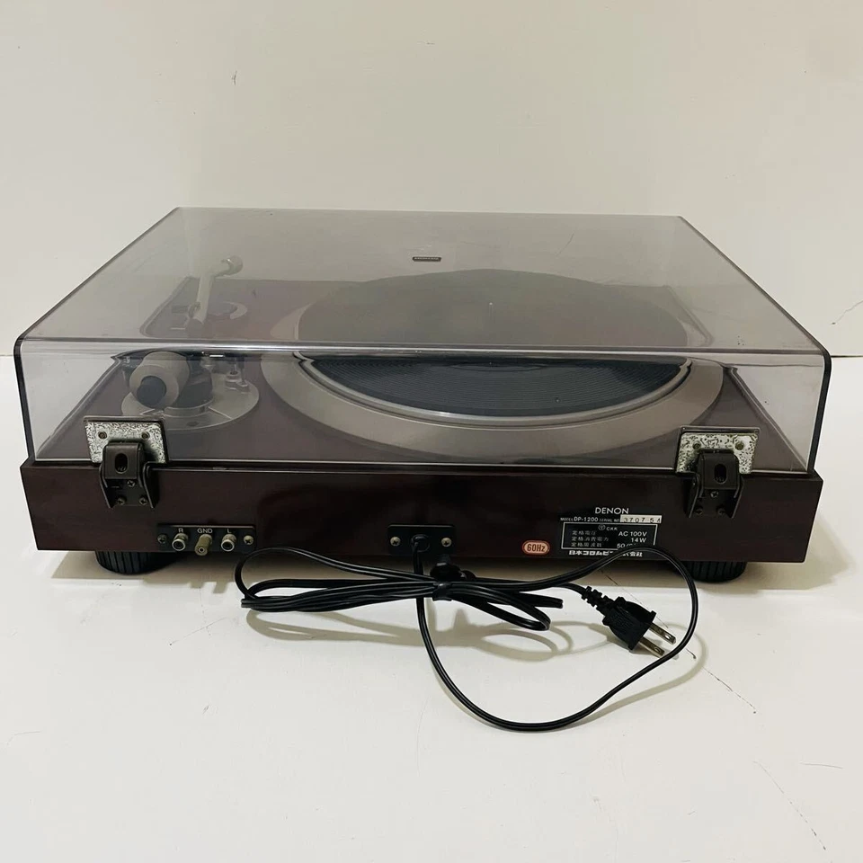 Denon DP-1200 Direct Drive Turntable Record Player Sound tested - Image 4 of 4