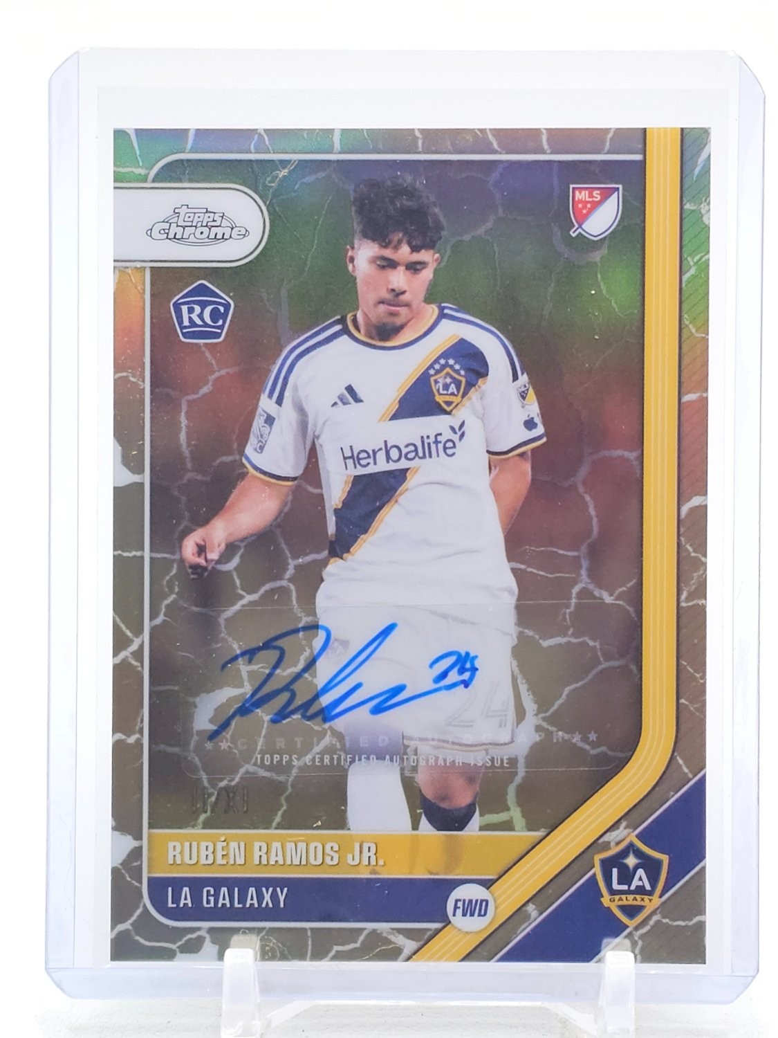 RUBÉN RAMOS JR. 2026 TOPPS CHROME MLS XL PARALLEL ROOKIE RC AUTO /11 Q4920 view 1