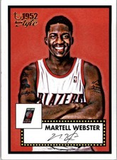 2005-06 Topps Style #140 Martell Webster RC Card