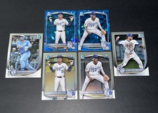 2025 Bowman Chrome Sapphire Kansas City Royals Lot - Base/1st Bowman/Vets