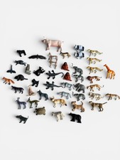 45Pcs Mini Safari Animals Figures Toys, Realistic Jungle Zoo Animal Figurines