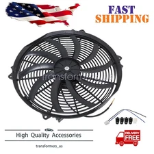 car and truck radiator cooling fan,12-volt 180-watt motor,16-17 inch large size