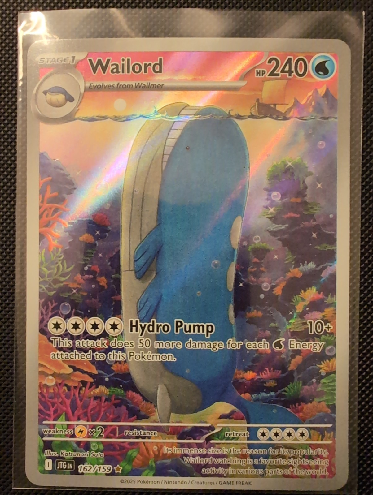 Wailord 162/159 Sv09: Journey Together Holo