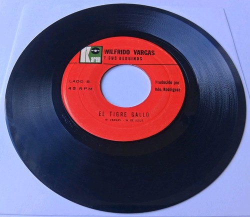 Wilfrido Vargas - El Barbaraso / El Tigre Gallo Vinyl 45 - 1978 Karen Records - Picture 5 of 6
