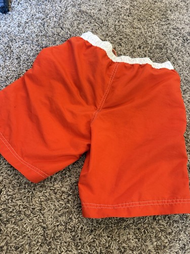 Boys Swim Trunks Size 10/12 Orange - Picture 3 of 3