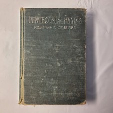 Hope Publishing Pentecostal Hymns Nos 1 and 2 Combined Antique Songbook Blue