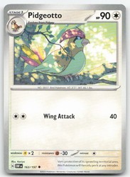Pidgeotto 163/197 Obsidian Flames Uncommon