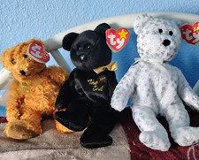 Three Ty Beanie Babies