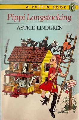 Pippi Longstocking Astrid Lindgren 1978 Puffin Book Illustrated Childrens