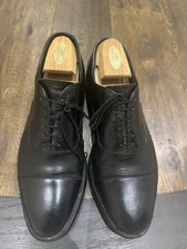 JOHNSTON & MURPHY Crown Aristocraft Georgetown ll 24-4971 Black Captoe 9.5 D