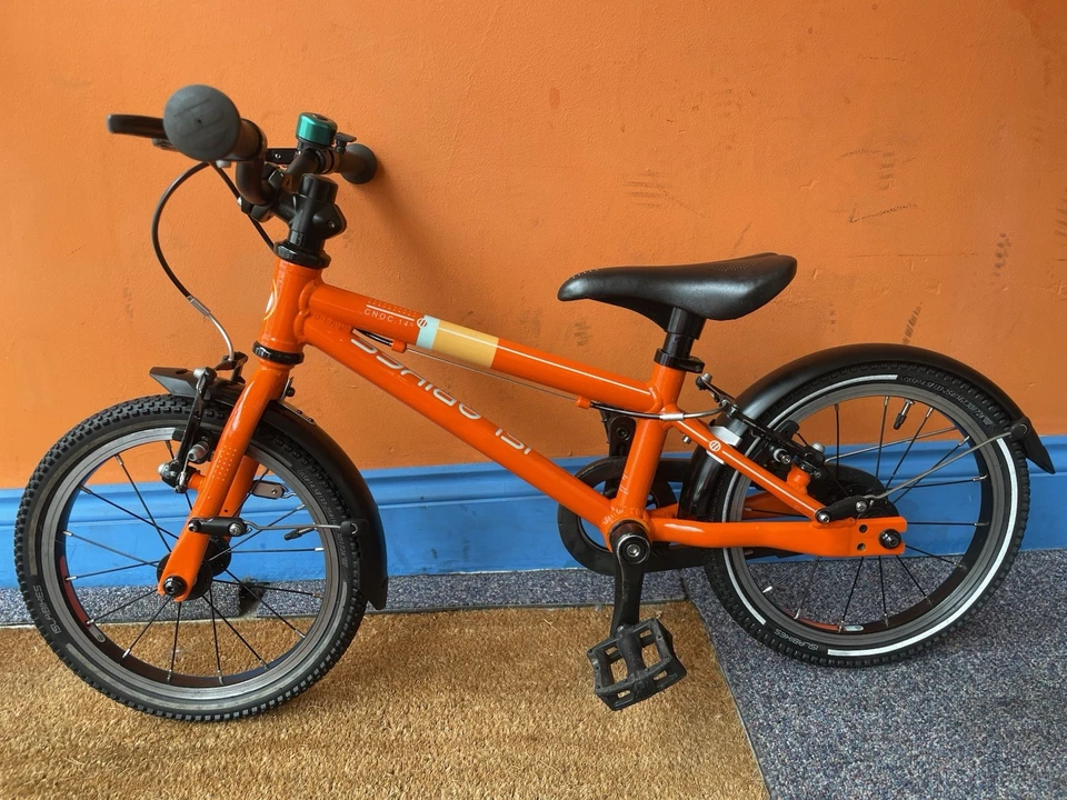 Islabikes Cnoc 14 Small in Orange Kids Bike Very Good  Condition Full Service - Image 2 of 3