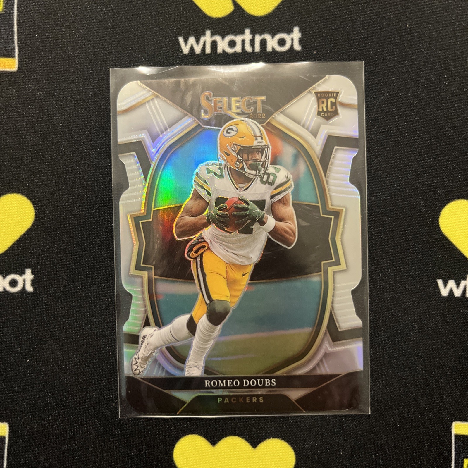 2022 Panini Select Concourse Romeo Doubs #54 Silver Prizm Die-Cut (RC)