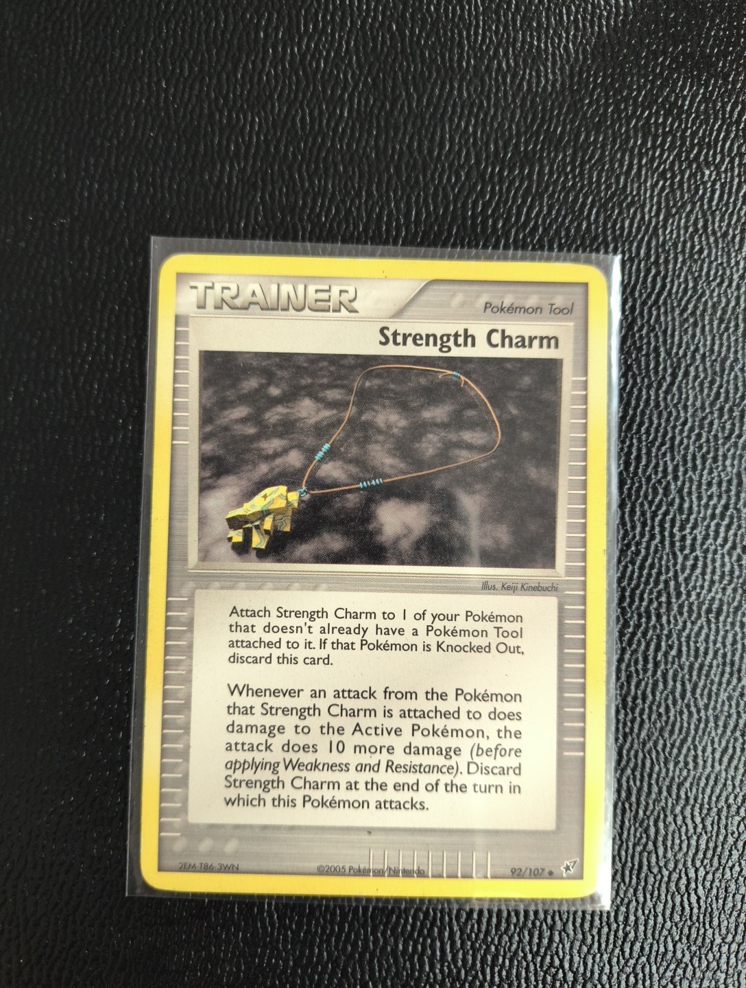 2005 Pokemon EX Deoxys  92/107 Uncommon Card - Strength Charm - Near Mint/VG+