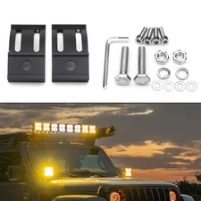 1 Set Car Led Work Light Bar Mounting Holder Lamp Bracket Shockproof Accessories