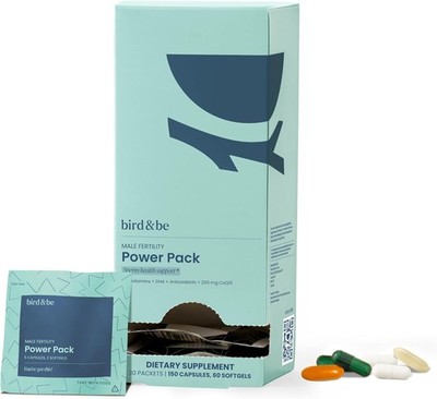 bird&be Male Fertility Supplements - Men's Prenatal Vitamins for Sperm Support
