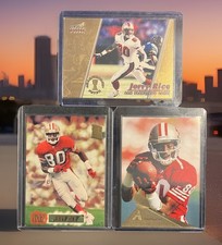 Jerry RICE! 3 Card Lot. Hall Of Fame. San Francisco 49ers. 