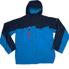 Columbia Boys Whirlibird Interchange Jacket L 14 16 Blue Winter Coat SB7020 Hood