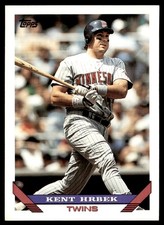 1993 Topps Kent Hrbek Minnesota Twins #9