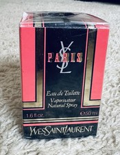 Yves Saint Laurent YSL Paris Eau de Toilette Spray 50 Ml Vintage NEU OVP Selten
