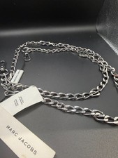 RARE Marc Jacobs Shoulder Chain Strap - Shiny Nickel