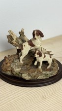 Country Artists Springer Spaniel and puppy hunting 1997