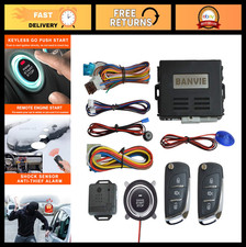 Keyless Entry Security Alarm System, Remote Engine Starter, Push to Start Button