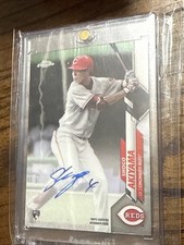  2020 Topps Chrome Shogo Akiyama On Card Autograph Auto Rookie RC Reds . rookie card picture
