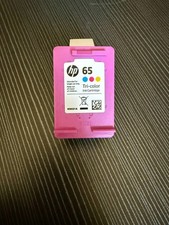 Genuine HP 65 Tri-Color Ink Cartridge N9K01AN Exp 11/2024 No Retail Box/Bag