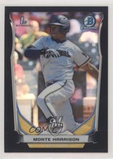 2014 Bowman Draft Chrome Black Refractor 30/75 Monte Harrison #CDP48 k0w