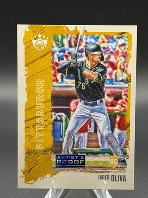 2021 Panini Diamond Kings #148 Jared Oliva Artist's Proof Blue