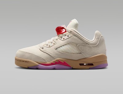 NIKE Air Jordan 5 Retro Low  Peanut Butter & Jelly  GS Size 3.5Y-7Y HJ5994-106