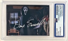 Dane Farwell Scream Horror Movie Ghostface Signed Auto 2x3 photo PSA DNA B