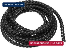uxcell Flexible Spiral Cable Wrap Wire Cord Wraps Management Sleeve 8mm x 10mm C