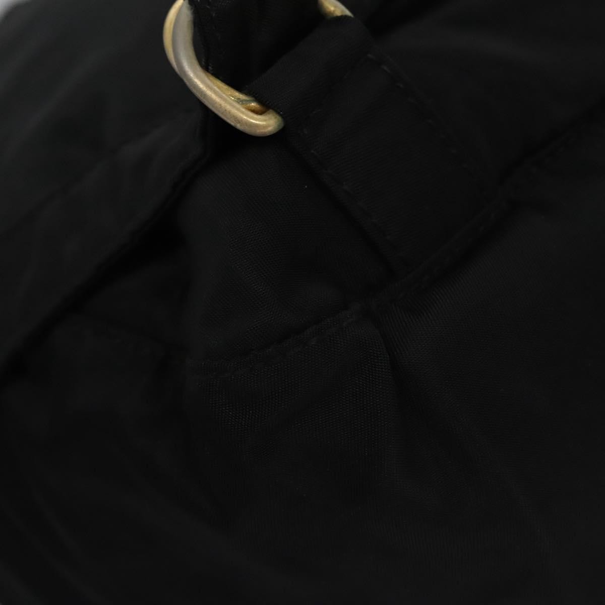Prada Flap Drawstring Tessuto Black Nylon Backpack — image 11