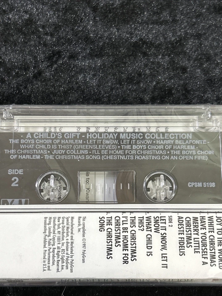 Various Artists - “A Child’s Gift” 1997 NEW SEALED Cassette Tape - Holiday Music - Image 3 of 3