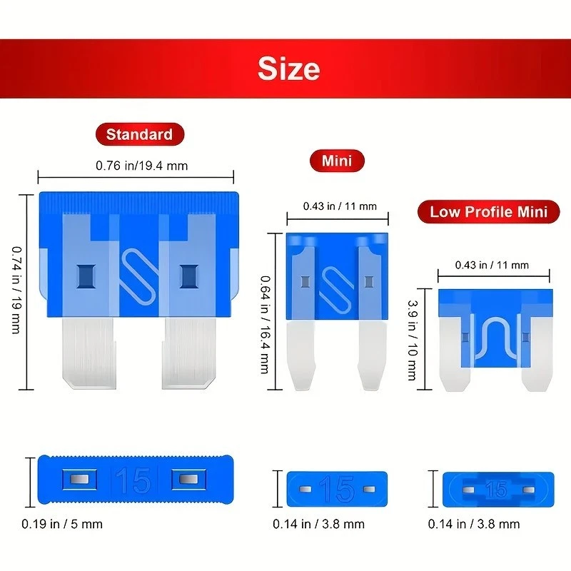 306PCS Car Fuse Kit - Auto Fuses with Tester & Puller - Image 3 of 4