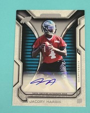 2012 Topps Strata Rookie Autographs #RA-JH Jacory Harris Eagles FOOTBALL Card P9. rookie card picture