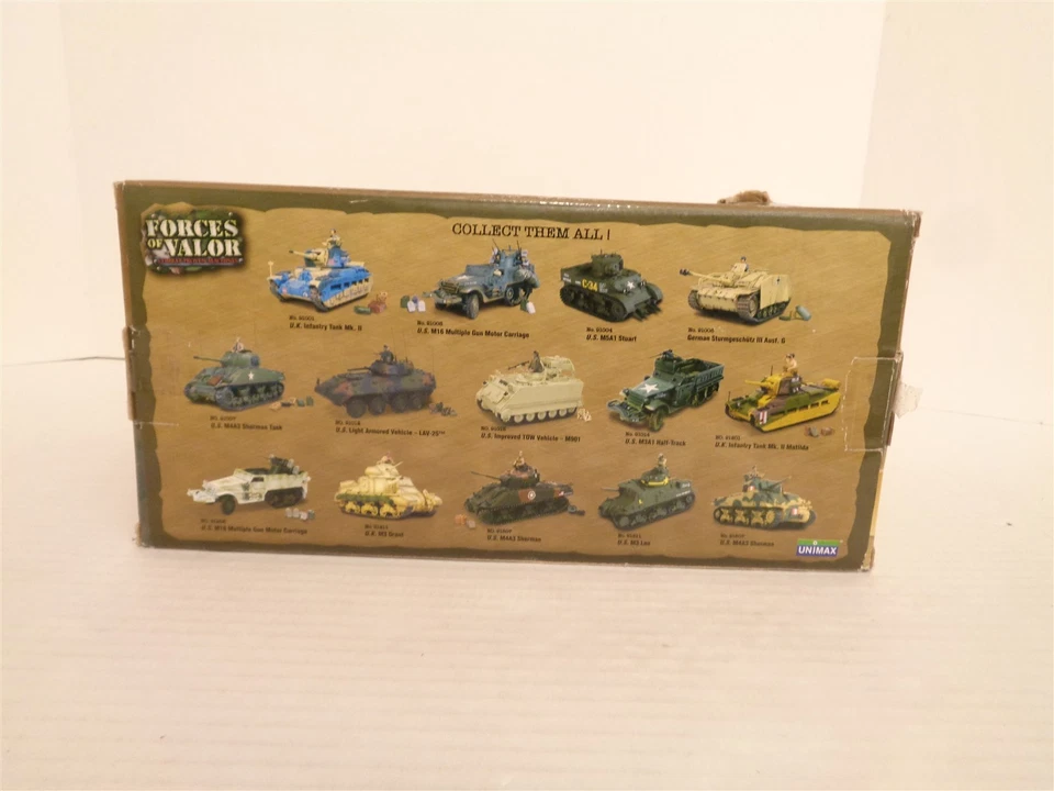 2007 Unimax Forces of Valor U.K. WWII M3 Grant Tank Diecast Vehicle MIP - Image 4 of 4