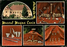 Muzeul Magna Curia Deva Romania vintage postcard q525