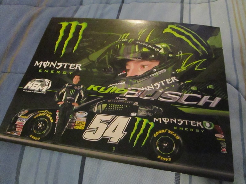KYLE BUSCH NASCAR POSTCARD / HERO  CARDS PLUS 8 OTHER ONES