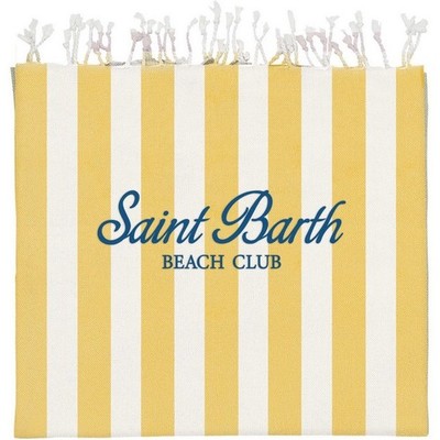 Saint Barth Damen Strandtuch Gelb Größe EINHEITSGRÖSSE