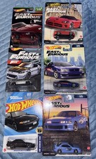 Lot of 6 Total Hot Wheels FAST FURIOUS 3 Premiums - New - Great Condition
