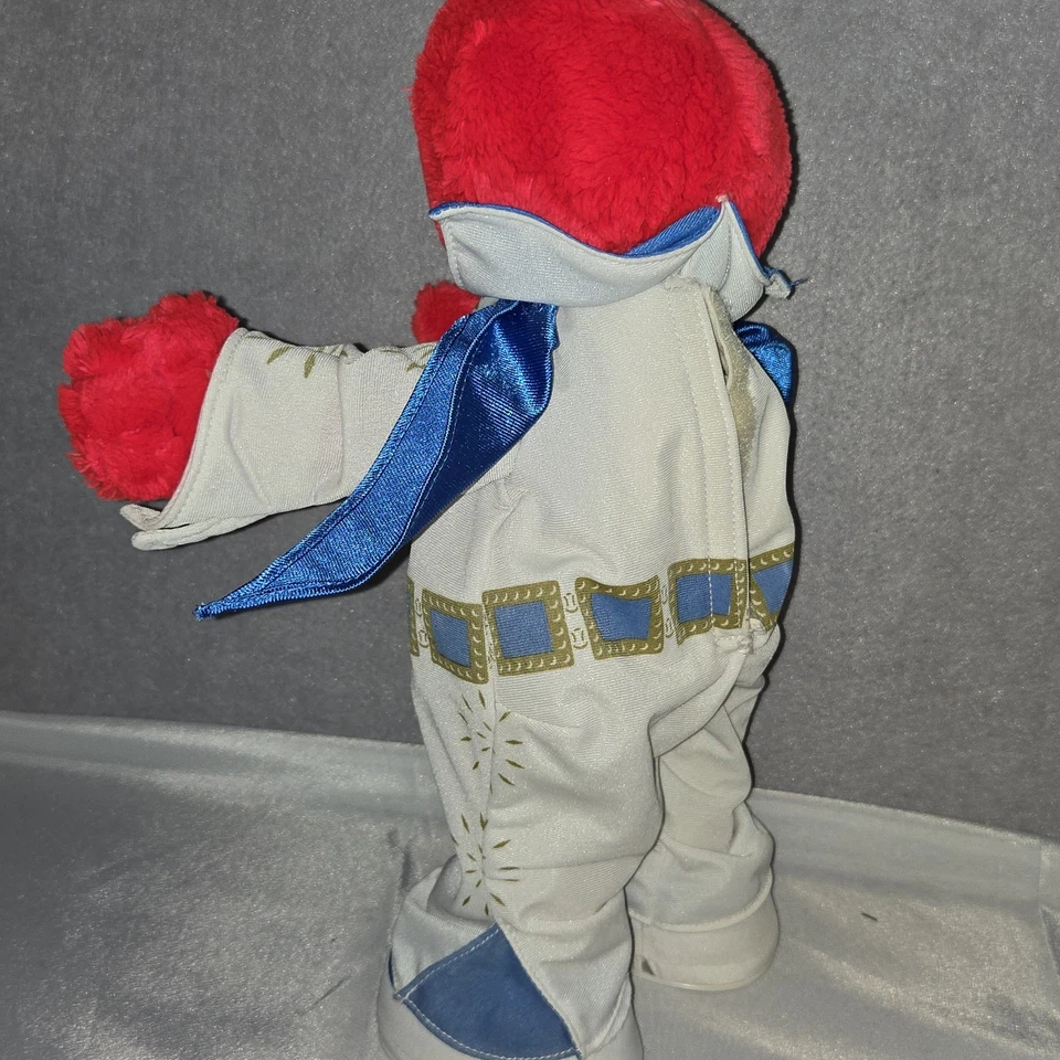 Peluche Elvis La Leyenda Elmo Plaza Sésamo Cantando Bailando 15" Exclusivo de Avon Foto 3 de 4