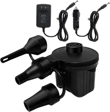 3 NOZZLES PORTABLE ELECTRIC AIR PUMP WITH STORAGE BAG (AC110-240V/DC12V)