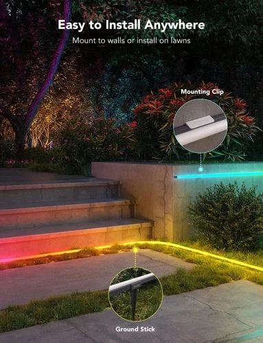 GOVEE H61A8 RGBIC Outdoor Neon Rope Light (10m/32.8ft) Smart WiFi App - Z03 - Picture 4 of 8