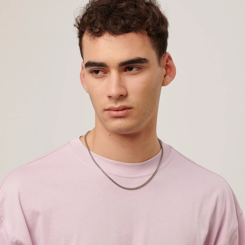 Sagapo SRP30 collana uomo catena snake acciaio 3 mm lucida 47-50 cm - Immagine 3 di 4