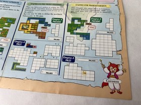 Magic of Scheherazade CUL-AS-US NES Nintendo Insert Poster / Map Only